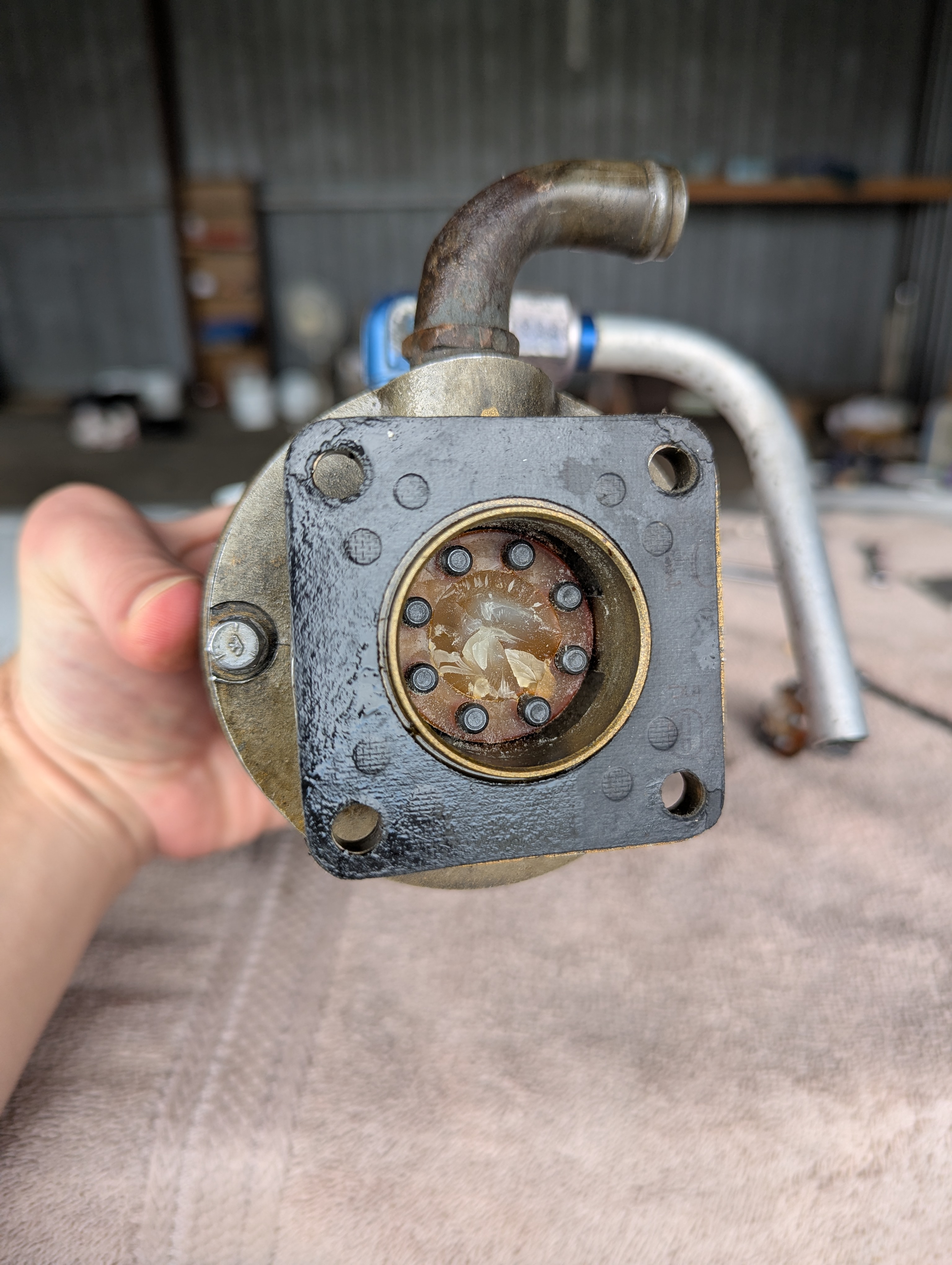 broken vacuum pump